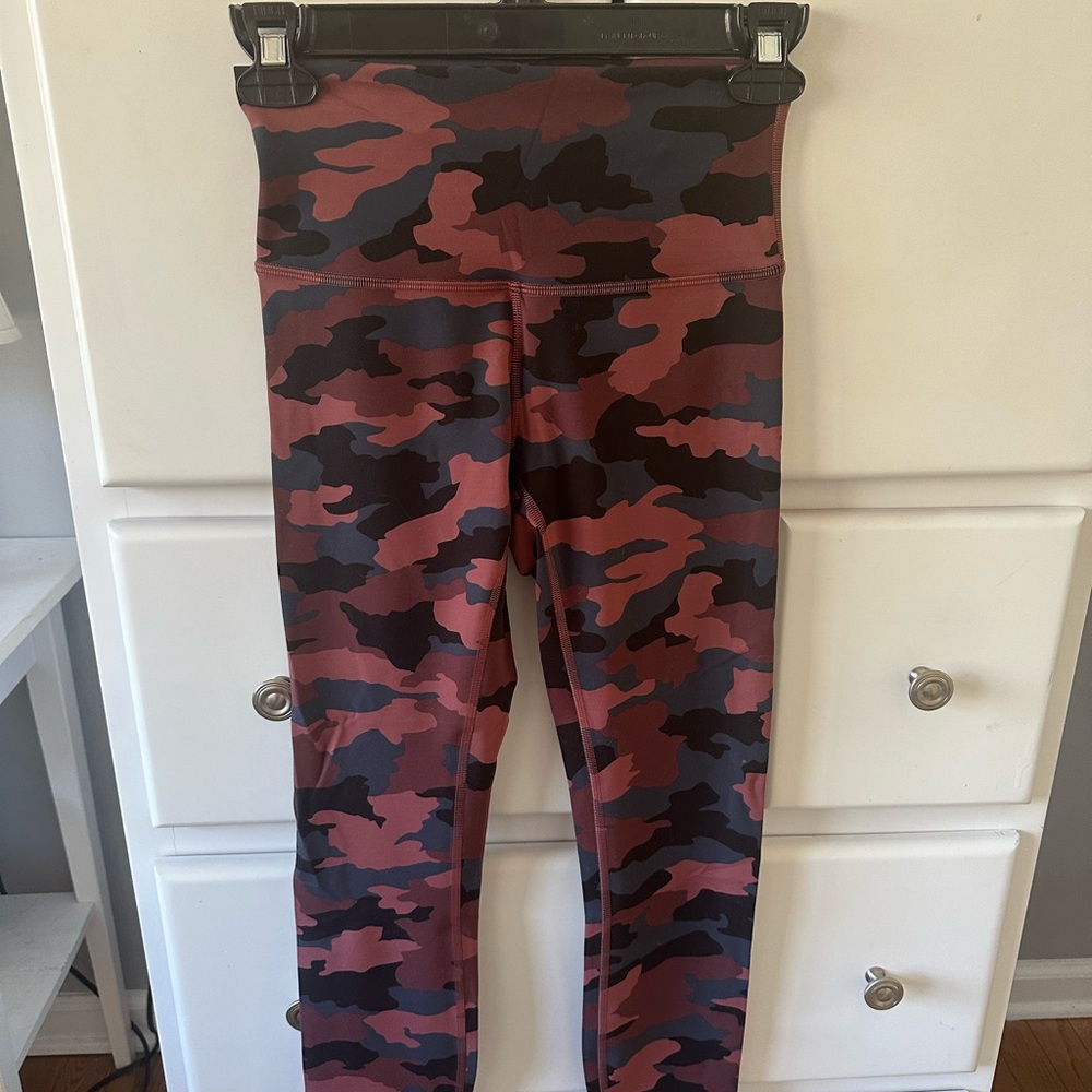 Lululemon Wunder Train Legging Pink Camo